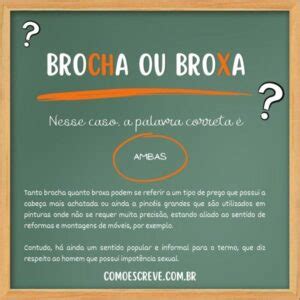 Brocha ou broxa